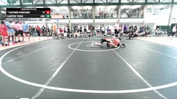 119-123 lbs Cons. Round 2 - Kayden Fancher, Patton Trained vs Carter York, Ozark Wrestling Club