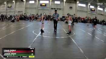 88 lbs Round 4 (10 Team) - Jaxson Meeks, Brawler Elite vs Chase Overly, ROUGHHOUSE