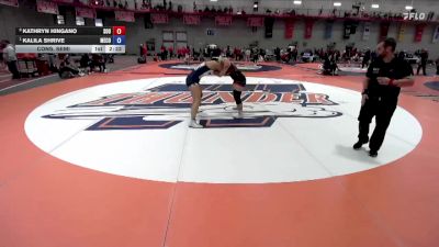 180 A Cons. Semi - Kalila Shrive, Menlo College vs Kathryn Hingano, Southern Oregon University