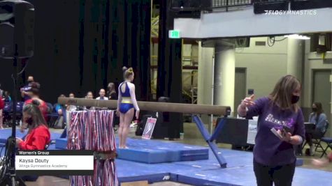 Kaysa Douty - Women's Group, Wings Gymnastics Academy - 2021 Women's Xcel Region 4 Championships