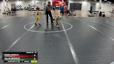 48 lbs Round 3 - Nolan Graveley, Launch Wrestling Academy vs Moses Crawley, Garage Gang