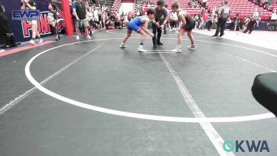 98 lbs Consolation - Max Burd, Weatherford Youth Wrestling vs Dawson Back, Raw Wrestling Club