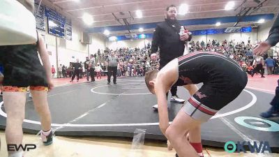 61 lbs Quarterfinal - Hudson Massara, Barnsdall Youth Wrestling vs Jack Jessee, Columbus Wrestling Club