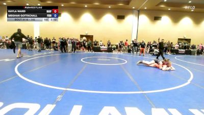 145 lbs Cons. Round 1 - Kayla Ward, Maryland vs Meghan Gottschall, Pennsylvania