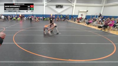 150 lbs Champ. Round 3 - Gavin Woodmancy, Unattached vs Benjamin James, Unattached