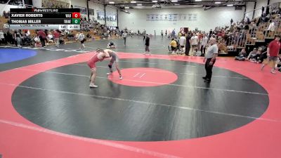 141 lbs Cons. Round 4 - Thomas Miller, Trine vs Xavier Roberts, Wabash