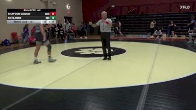 141 lbs Champ. Round 3 - Brayden Gibson, Shorter vs DJ Clarke, Roundtree Wrestling Academy