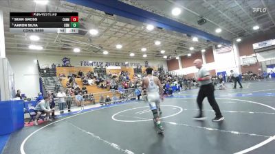 132 lbs Cons. Semi - Aaron Silva, Corona Del Mar vs Sean Gross, Chaminade