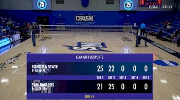 Replay: Sonoma St vs CSUSM - 2024 Sonoma State vs CSUSM | Nov 2 @ 1 PM