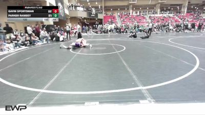120 lbs Semis & 1st Wb (8 Team) - Parker Ramsey, Black Fox Academy vs Gavin Sportsman, The Untouchables
