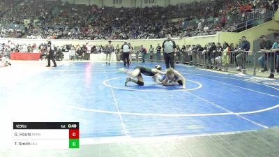 123 lbs Consi Of 64 #2 - Griffin Houts, Norman North vs Trevin Smith, Hennessey Eagles Jr High
