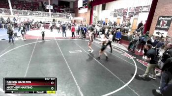 152 lbs Quarterfinal - Matthew Martino, Bishop Kelly vs Damion Hamilton, Post Falls