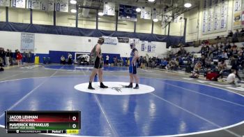 215 lbs Semifinal - Maverick Remaklus, Colony High School vs Jacob Lehman, Palmer High School