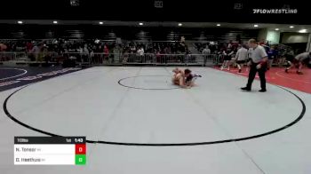 113 lbs Consi Of 16 #2 - Noah Tonsor, WI vs Drew Heethuis, MI