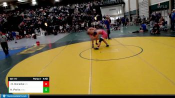 167-177 lbs Cons. Round 3 - Cardin Goracke, Seward Wrestling vs Hunter Perks, CAMBRIDGE