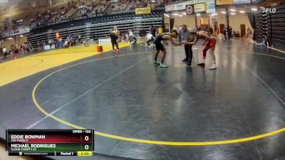 133 lbs Cons. Round 1 - Eddie Bowman, CSU Pueblo vs Michael Rodrigues, Cloud County CC