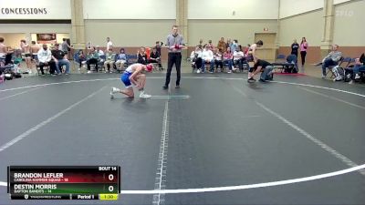 96 lbs Round 5 (6 Team) - Destin Morris, Dayton Bandits vs Brandon Lefler, Carolina Hammer Squad