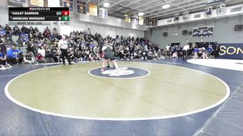 235 lbs Quarterfinal - Hailey Barrios, Citrus Valley vs Angelina Marquez, San Dimas