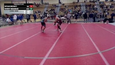 141 lbs Cons. Semi - Mycah Beckett, Wisconsin-La Crosse vs Rowdy Neighbor, Saint Cloud State