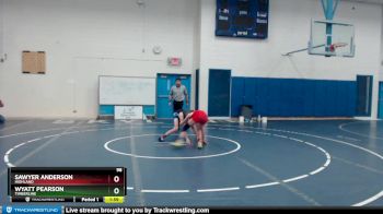 98 lbs Champ. Round 2 - Sawyer Anderson, Highland vs Wyatt Pearson, Timberline