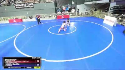 145 lbs Cons. Round 2 - Tyler Choy, Community Youth Center - Concord Campus Wrestling vs Miguel Ibarra, California