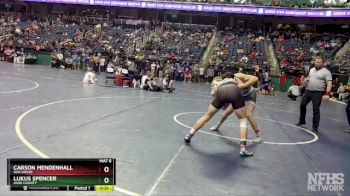 3A 157 lbs Cons. Round 2 - Carson Mendenhall, Oak Grove vs Lukus Spencer, Ashe County