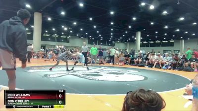 126 lbs Round 4 (6 Team) - Rico Williams, BRAWL Silver vs Don O`Kelley, Alabama Elite Black