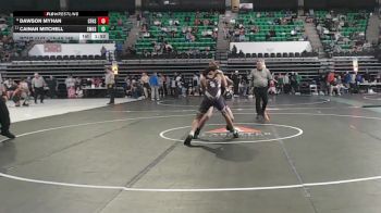 1A-4A 165 Champ. Round 2 - Cainan Mitchell, Susan Moore Hs vs Dawson Myhan, Central Florence High School