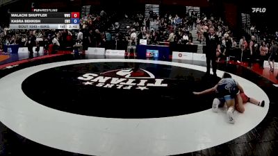 65kg Cons. Round 4 - Malachi Shuffler, Wetaskiwin Wrestling Club vs Kasra Behkish, Capilano Wrestling Club