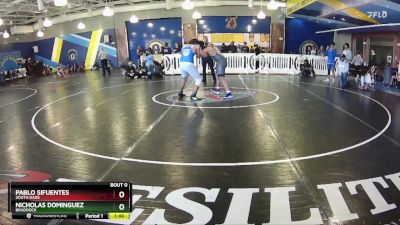 175 White Quarterfinal - Nicholas Dominguez, Braddock vs Pablo Sifuentes, South Dade