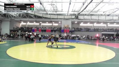 100 lbs Quarterfinal - Isha Khanna, Westhill vs Victoria Freitas, Trumbull