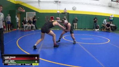 165 lbs Cons. Round 4 - Luke Peace, Avon Lake vs Joey Oriti, Highland (medina)