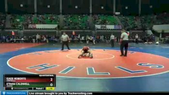 120 lbs Quarterfinal - Gage Roberts, Hartselle vs Ethan Caldwell, Jasper