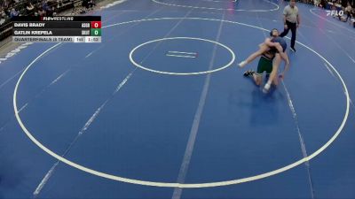 138 lbs Quarterfinals (8 Team) - Gatlin Krepela, Omaha Skutt Catholic vs Davis Brady, Ashland-Greenwood