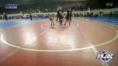 40 lbs Quarterfinal - Jenson Inger, Powerhouse Wrestling Academy vs Chase Freeman, Tahlequah Wrestling Club