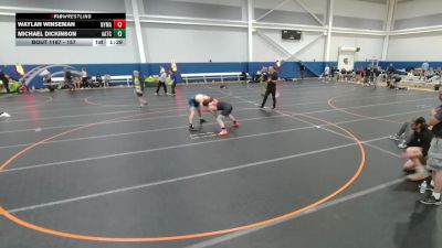 157 lbs Cons. Round 4 - Waylan Winseman, New York Military Academy vs Michael Dickinson, All American TC