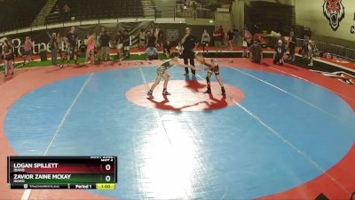 61-68 lbs Cons. Semi - Zavior Zaine McKay, Idaho vs Logan Spillett, Idaho