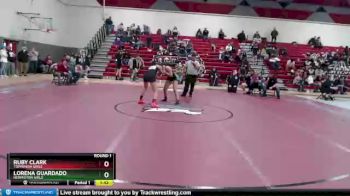135 lbs Round 1 - Ruby Clark, Toppenish Girls vs Lorena Guardado, Hermiston Girls