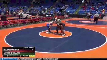 155 lbs Champ. Round 1 - Autumne Williams, Bartonville (Limestone) vs Dajia Slaughter, Oak Forest