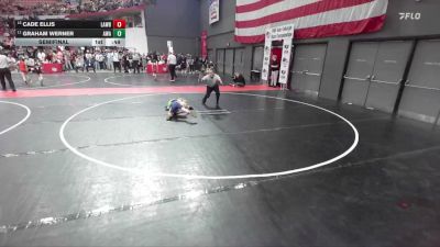 54 lbs Semifinal - Graham Werner, Askren Wrestling Academy vs Cade Ellis, Appleton North Youth Wrestling