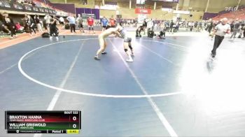 150 lbs Cons. Round 2 - William Griswold, DC Elite Wrestling vs Braxton Hanna, Team Idaho Wrestling Club