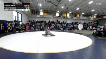 190 lbs Cons. Round 3 - John Venegas, Victor Valley vs Logan Ulmer, Santiago (Corona)