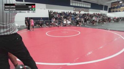 130 lbs Round 2 - Faith Lopez, La Quinta High School vs June Taylor, Yucca Valley
