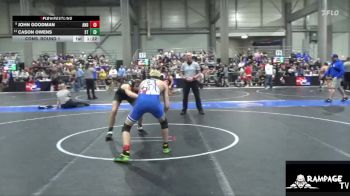 120 lbs Cons. Round 1 - John Goodman, Andover vs Cason Owens, SW Timberwolves