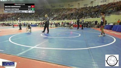 101 lbs Round Of 32 - Milton Hernandez, Clinton, Ok vs Mason Hoffman, El Reno