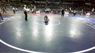 60 lbs Semifinal - Lucy Santiago, Hazlet Hawks vs Elaine Shin, Wrecking Crew Wrestling Academy