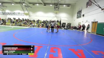 157 lbs Cons. Round 3 - Marc Chavez, Lemoore College vs Luciano Esoldo, Victor Valley College