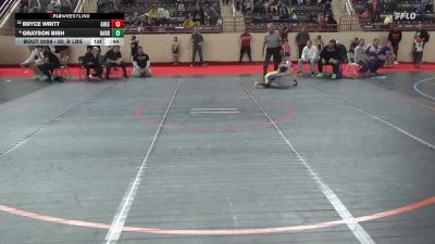 50_B lbs Round Of 16 - Bryce Writt, Greensburg Salem vs Grayson Bish, Harborcreek