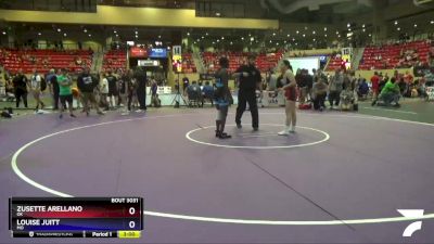 144-152 lbs Quarterfinal - Zusette Arellano, OK vs Louise Juitt, MO