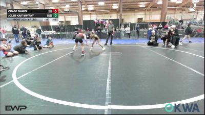 67 lbs Consolation - Chase Daniel, SEO Wrestling Club vs Jolee Kait Bryant, Prime Wrestling